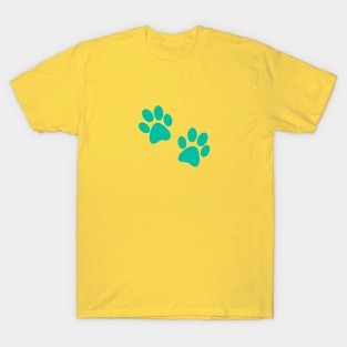 Blue Dog Paw T-Shirt